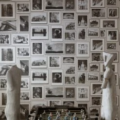 Studio Wallpaper - Neutral Wallpaper -Andrew Martin 216407 andrew martin museum wallpaper studio neutral wallpaper