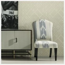 Indus Denim Fabric -Andrew Martin 216440 berberdesertwallpaper reubensideboard bacallchairsinindusdenim