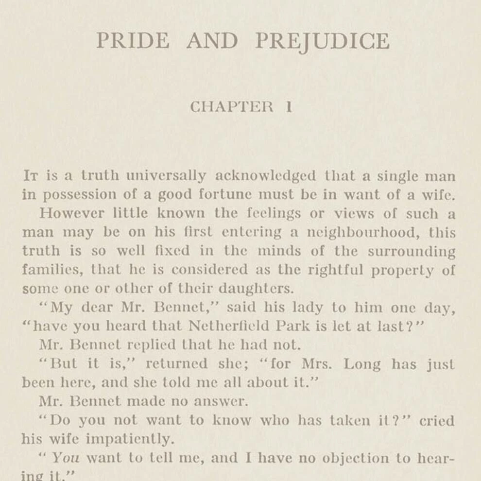 Pride & Prejudice Wallpaper, Large Panel A + B 5 Pride & Prejudice Wallpaper, Large Panel A + B - Image 3