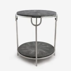 Katia Grey Side Table, Grey -Andrew Martin 217006 katia side table grey