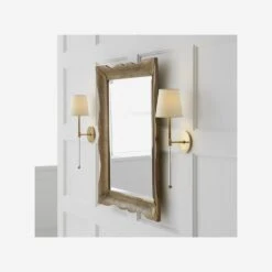Camille Wall Light, Hand-Rubbed Antique Brass -Andrew Martin 217109 camille lifestyle