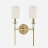 Amherst Double Wall Light -Andrew Martin 217244 amherst double wall light
