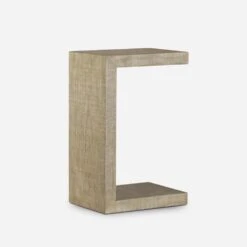 Raffles End Table, Natural 9 Raffles End Table, Natural -Andrew Martin 217583 raffles side table natural angle