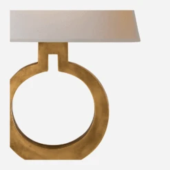 Ring Form Wall Light, Antique-Burnished Brass -Andrew Martin 217731 ring form wall light in antique burnished brass