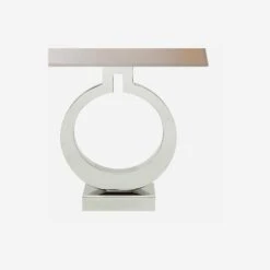 Ring Form Table Lamp, Polished Nickel 8 Ring Form Table Lamp, Polished Nickel -Andrew Martin 217734 ring large table lamp in polished nickel