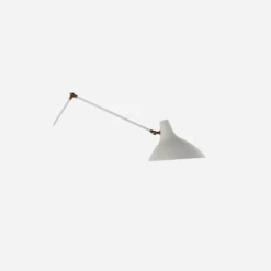 Charlton Floor Lamp, White -Andrew Martin 217741 charlton floor lamp in plaster white