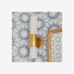 Penz Cylindrical Wall Light, Hand-Rubbed Antique Brass -Andrew Martin 218157 penz