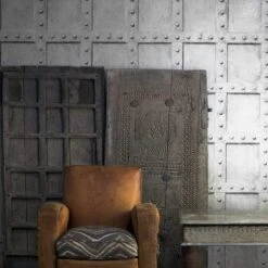 Isambard Wallpaper- Platinum Wallpaper -Andrew Martin 218166 isambard lifestyle 2