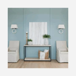 Ring Form Wall Light, Alabaster 8 Ring Form Wall Light, Alabaster -Andrew Martin 218191 ring white