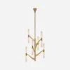 Brenta Tall Chandelier -Andrew Martin 218202 brenta antique brass tall chandelier