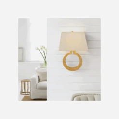 Ring Form Wall Light, Gilded -Andrew Martin 218209 ring form