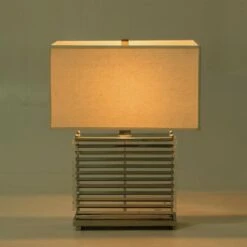 Kali Table Lamp -Andrew Martin 218977 kali table lamp nickel ls2