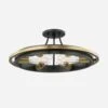 Chambers Chandelier -Andrew Martin 222756 chambers flush chandeliers
