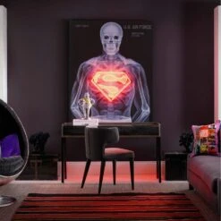 Juno Chair, Grey -Andrew Martin 224858 superman skeleton
