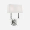 Gwen Wall Light -Andrew Martin 228270 gwen wall polished nickel