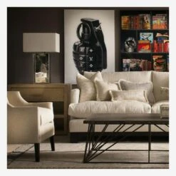 Raffles Large Bedside Table -Andrew Martin 229084 raffles