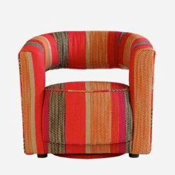 Madison Swivel Chair, Llama Orange