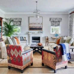 Marlborough Chair, Kilim Fudge -Andrew Martin 232984 nikki drummond design marlborough chair