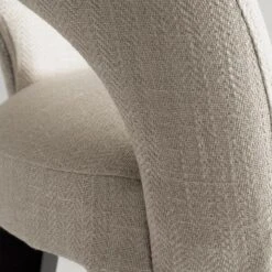 Dune Bar Stool -Andrew Martin 234430 dune bar stool in caucasus linen detail 1