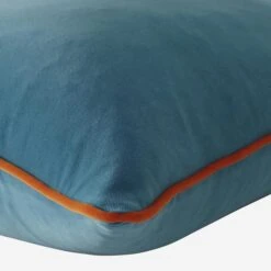 Pelham Peacock / Clementine Cushion 5 Pelham Peacock / Clementine Cushion -Andrew Martin 23561 pelham peacock cushion with clementine piping detail acc2828