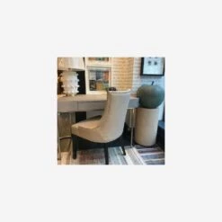 Theodore Dining Chair, Sand 7 Theodore Dining Chair, Sand -Andrew Martin 236526 jacques theodore yasmin