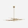 Rousseau Grande Chandelier -Andrew Martin 238712 rousseau grande chandelier antique burnished brass