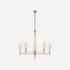 Lyra Chandelier -Andrew Martin 238896 lyra wall light brass