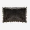 Vince Charcoal / Guinea Cushion -Andrew Martin 24066 vince charcoal cushion with guinea feather cushion acc2697
