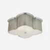 Bolsena Clover Silver Ceiling Light 1 Bolsena Clover Silver Ceiling Light -Andrew Martin 240784 bolsena clover ceiling light burnished silver leaf