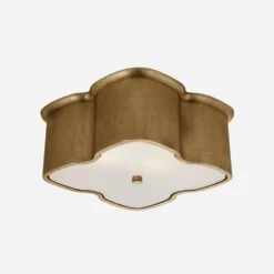 Bolsena Clover Gold Ceiling Light