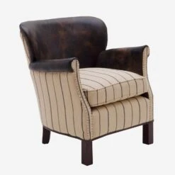 Harrow Chair, Ticking Stripe -Andrew Martin 240921 andrew martin chairs harrow chair