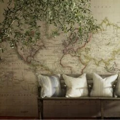 Indus Denim Fabric -Andrew Martin 242020 latitudewallpapercushionsinindusdenimnarikalacloudandelbruscloud