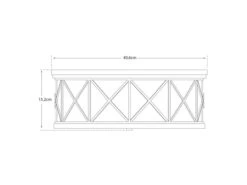 Art-deco Style Ceiling Light -Andrew Martin 24224 montpelier large dimensions