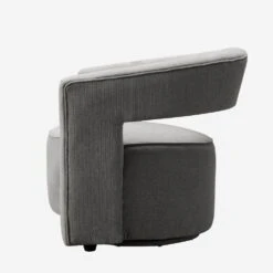 Madison Swivel Chair, Grey Weave -Andrew Martin 246948 madison chair side