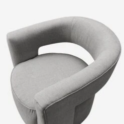 Madison Swivel Chair, Grey Weave -Andrew Martin 246956 madison chair top view angle