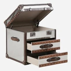 Livingstone Steamer Trunk -Andrew Martin 246982 livingstone angle open