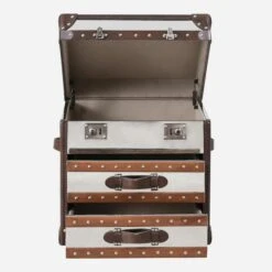 Livingstone Steamer Trunk -Andrew Martin 246986 livingstone front open