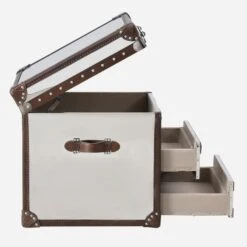 Livingstone Steamer Trunk -Andrew Martin 246988 livingstone side open