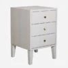 Georgia White Side Table 1 Georgia White Side Table -Andrew Martin 247264 georgia white angle