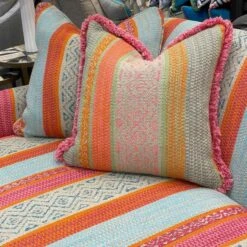 Pampas Pink Cushion -Andrew Martin 247672 pampas pink cushion