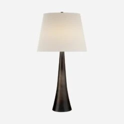 Dover Table Lamp, Aged Iron -Andrew Martin 248122 dover table lamp in aged iron
