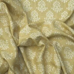 Sprig Honey Fabric -Andrew Martin 256033 sprig honey 2