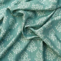 Sprig Turquoise Fabric -Andrew Martin 256045 sprig turquoise 2