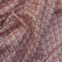 Bud Pink Fabric -Andrew Martin 256255 bud pink detail