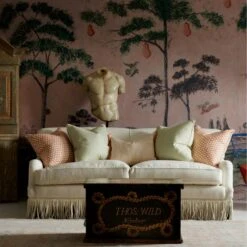 Maze Orange Cushion -Andrew Martin 257440 mythic 2