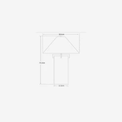 Brooks Table Lamp, Crystal And Gilded Iron -Andrew Martin 258978 brooks