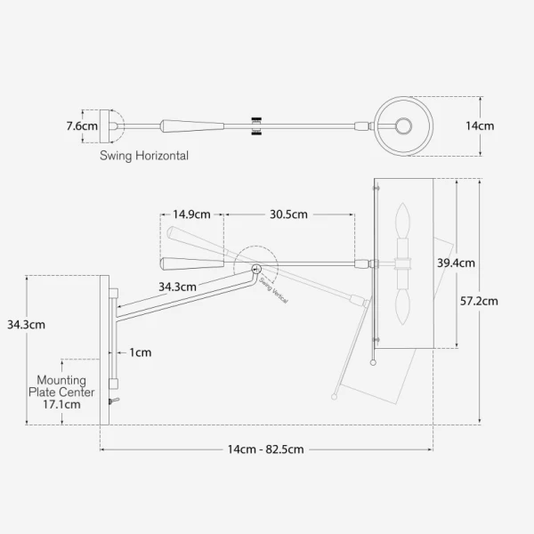 Frankfort Wall Light, Hand-Rubbed Antique Brass/Mahogany 6 Frankfort Wall Light, Hand-Rubbed Antique Brass/Mahogany - Image 4