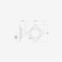 Venice Wall Light, Polished Nickel -Andrew Martin 259339 venice