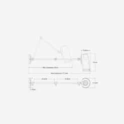 Antonio Wall Light, Hand-Rubbed Antique Brass And Black Shade -Andrew Martin 259362 antonio