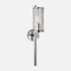 Liaison Wall Light, Polished Nickel 1 Liaison Wall Light, Polished Nickel -Andrew Martin 259434 liaison wall light in polished nickel with crackle glass